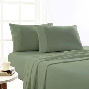Flannelette Sheets Egyptian Cotton Juniper - Picture 1 of 2