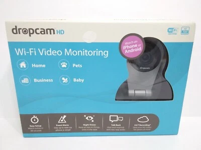 Dropcam HD 720p Wi-Fi Video Monitoring Home Business Baby Pet Security Camera  - Image 1 of 4