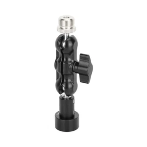 Camvate Mini Kugelkopfhalterung 5/8"-27 Buchse zu Stecker Mikrofon Klemme Adapter - Bild 1 von 7