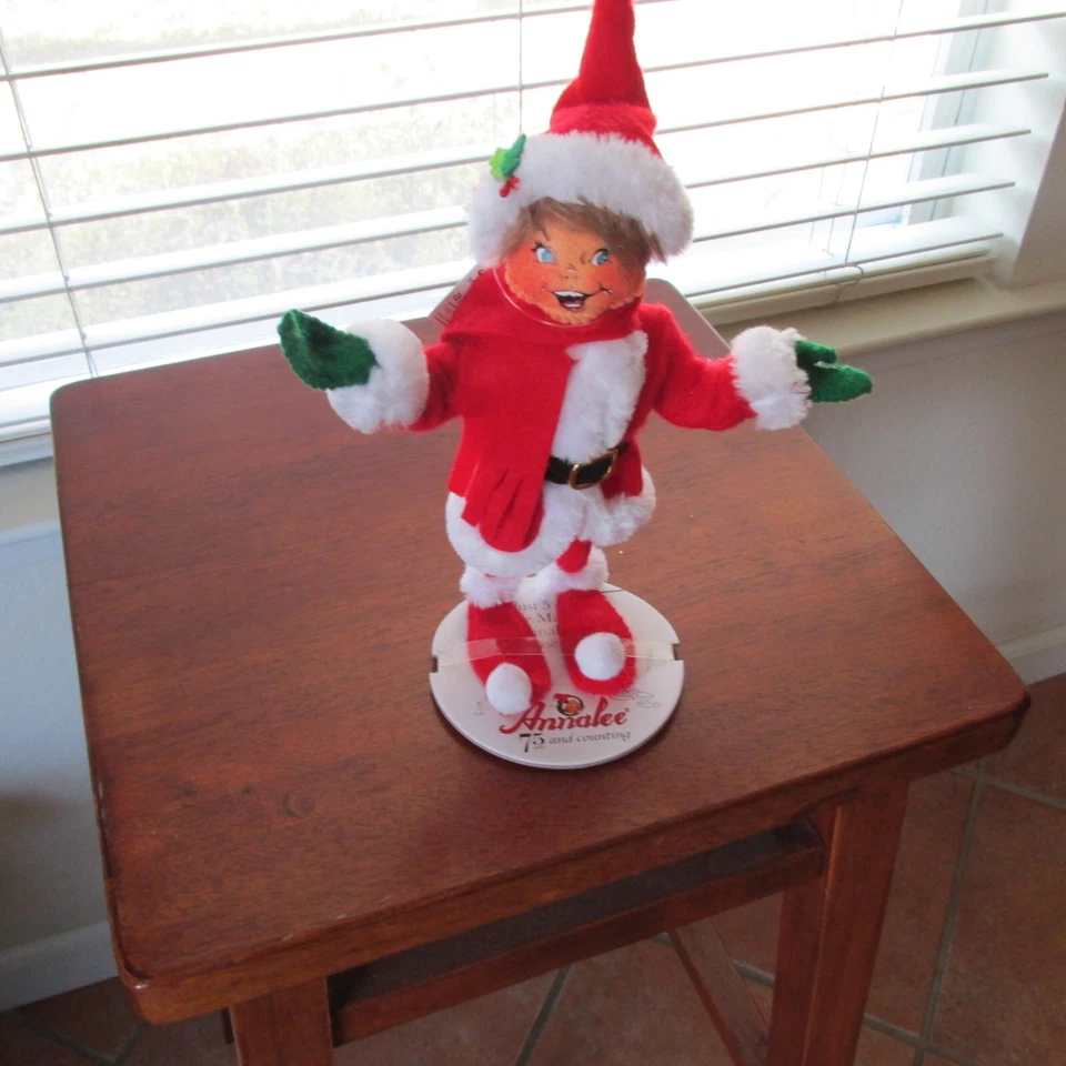 Annalee Dolls 2020 Christmas 9in Very Merry Red Elf Plush With Tags