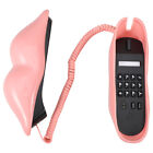 Corded Lip Phone Novelty Lip Shaped Corded Telephone Tabletop Decoration