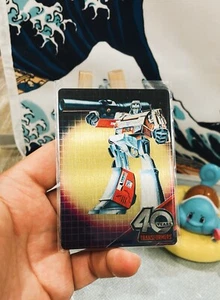 Transformers 40th Anniversary Limited Edition Megatron Premium Metal Card - Picture 1 of 6