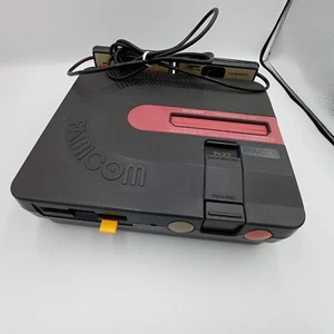 Sharp Twin Famicom Black & Red Console Japanese AN-500B For Parts Needs Repair - Bild 1 von 8