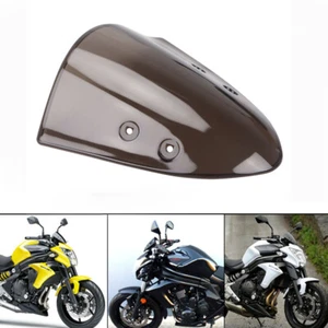 PMMA Smoke Windshield Windscreen Wind Deflector For Kawasaki ER-6N ER6N 2012-14 - Picture 1 of 9