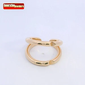 LOUIS VUITTON LV UPSIDE DOWN VOLT RING 18K YELLOW GOLD $4050 AUTH. SIZE 54 US 7 - Picture 1 of 6