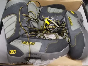 NOS Klim Radium GTX Insulated Gore Tex Waterproof Boots Blk Sz14 3212-002-014-00 - Picture 1 of 7