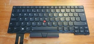 Defekte hintergrundbeleuchtete Lenovo UK Tastatur L480 L490 T490 P43s E480 T495 01YP388 - Bild 1 von 10