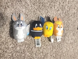 Looney Tunes Plush Minis, Set of 4: Bugs Bunny, Lola, Tweety, Donald Duck, New! - Picture 1 of 6