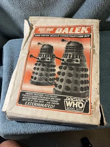 Rare Vintage Doctor Who Dalek 1/5 Scale Model Kit by Sevans Poor Original Box - Picture 1 of 8