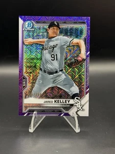 2021 Bowman Chrome #BCP-174 Jared Kelley Mojo Refractor Purple /250 - Picture 1 of 3
