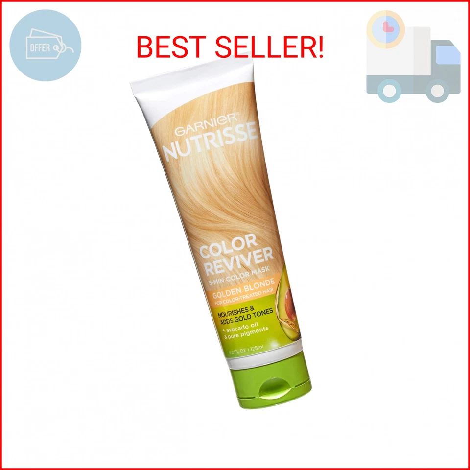 Mascarilla capilar Garnier Nutrisse 5 minutos color nutritivo con aceites triples entrega D Foto 1 de 2