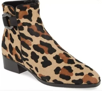 Botines para mujer Aquatalia Faria pelo de becerro leopardo talla 6 nuevos con etiquetas $495 Foto 1 de 4