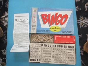 Vintage Milton Bradley Bingo Game Set # 4002 NEVER USED - COMPLETE (Set No2) - Picture 1 of 10