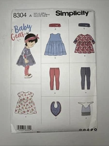 Simplicity Pattern 8304 Infant Girls Wardrobe Uncut - Picture 1 of 2