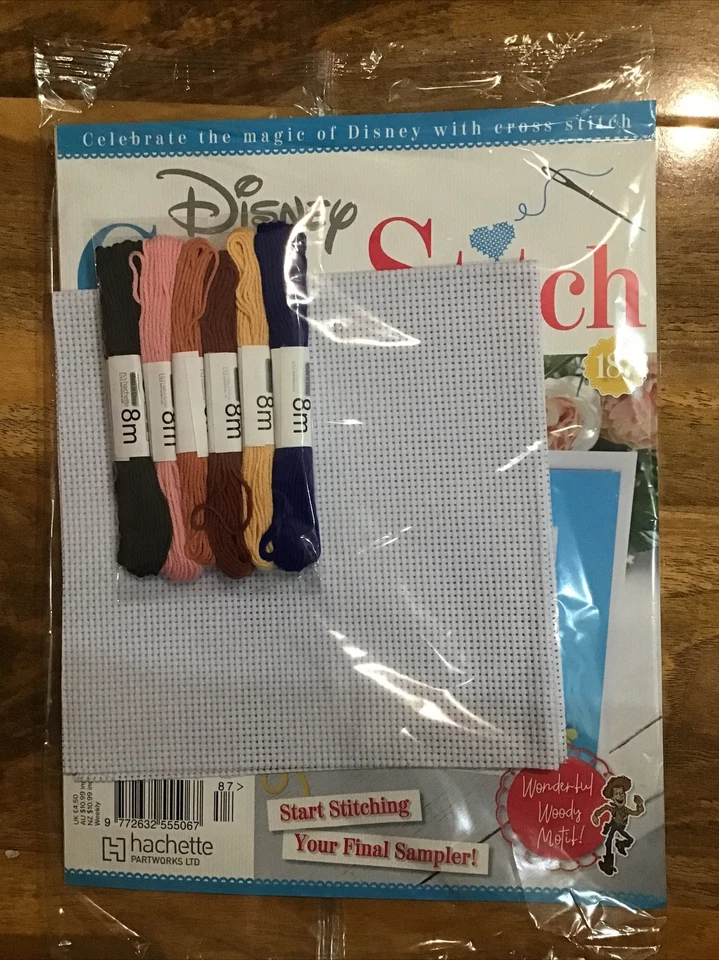 Disney Cross Stitch #187,  Free Thread To Start Your Final Sampler! - Image 1 of 1