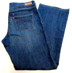 Levi's 545 Jeans Damen 14 Medium 36 x 31 Blau Denim Low Rise Bootcut Stretch - Bild 1 von 14