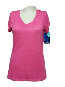 Champion Gear Women's NEW SMALL Pink Athletic V-neck Short Sleeve T-SHIRT(#a1 - Picture 1 of 5