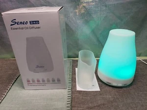 SENEO 3ª GENERACIÓN DIFUSOR ACEITE HUMIDIFICADOR ULTRASÓNICO, 100ML, 7 COLORES LUCES LED 🤗 - Imagen 1 de 12