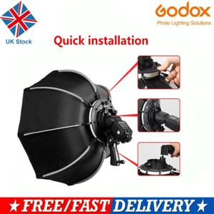 90cm Umbrella Softbox Portable Outdoor Octagon F Godox V860II V860III AD200 UK - Picture 1 of 12