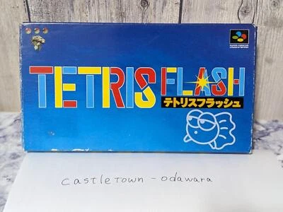 TETRIS FLASH Boxed Super Famicom SFC Nintendo Game #N033 - Image 1 of 4