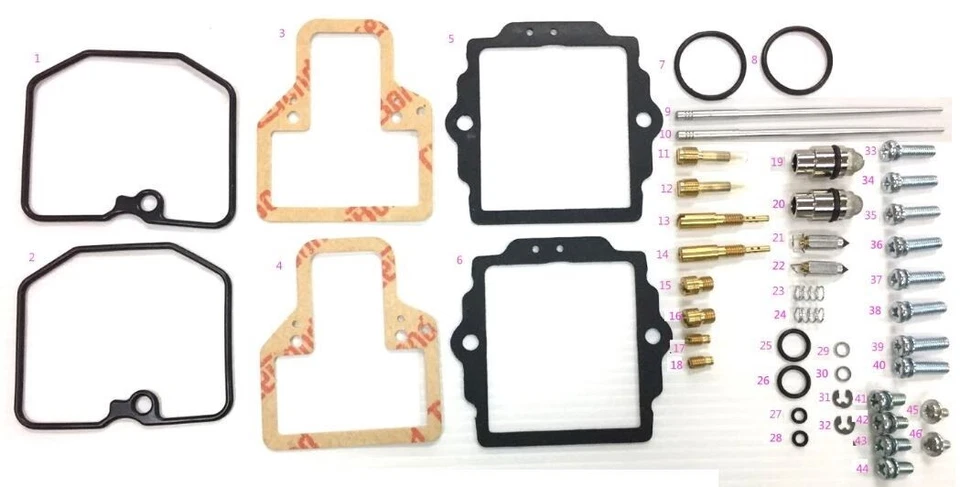 Карбюратор для снегохода - комплект для восстановления карбюратора Yamaha VMax 600 XT (1997-1999) - Изображение 1 из 1