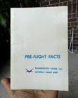 vintage PRE-FLIGHT FACTS Sanderson Films, Aviation Visual Aids Manual ~1960~
