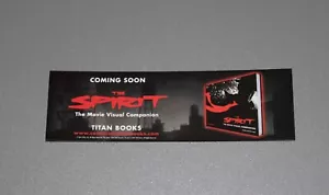 SDCC TITAN BOOKS THE SPIRIT BOOKMARK - Foto 1 di 2