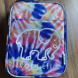 New * IVORY ELLA *Insulated Tie Dye Lunch Box Fit & Fresh Elephant Lunch Bag - Picture 1 of 10