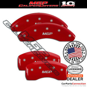 MGP Caliper Brake Cover Red 49006SMGPRD Front Rear For Buick Encore 2013-2017