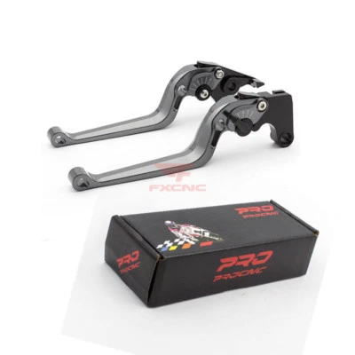 CNC Gray 3D Camber Brake Clutch Levers For Ducati HYPERMOTARD 939 SP 2018 A Pair - Image 1 of 4