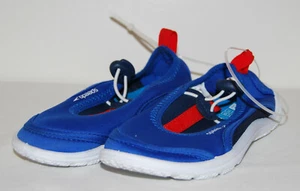 NWOT Speedo Kids Royal Blue & Red Surfwalker Toggle Swim Water Shoes sz S 11-12 - Picture 1 of 9