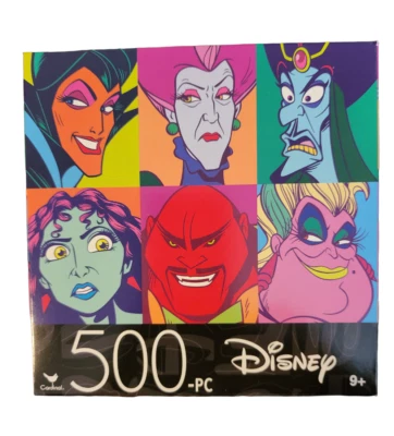 Rompecabezas Cardinal 500 piezas - Nuevo - Disney Villians Foto 1 de 2