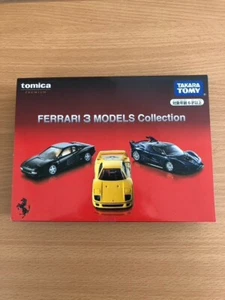 TOMICA Premium FERRARI 3 MODELLE Sammlung Set kostenloser Versand aus Japan - Bild 1 von 2
