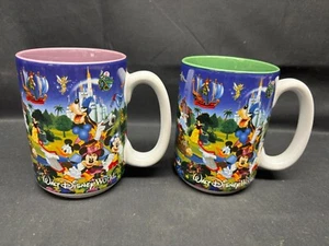 Walt Disney World "GRANDMA & GRANDPA" Mugs ~ Mickey Mouse & Friends All Parks - Picture 1 of 9