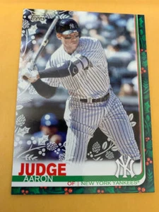 Aaron Judge Topps Holiday Snowflake 2019 #HW148 como nuevo cantidad Hot Yankees - Imagen 1 de 1