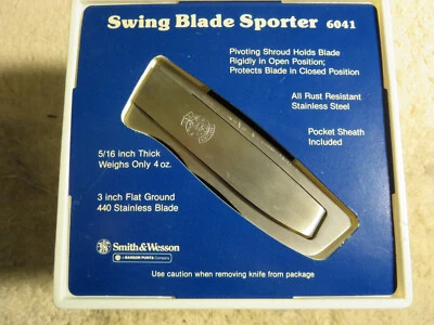 vintage smith and wesson swing blade sporter knife mod. 6041  - Image 1 of 4