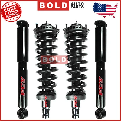 Front Complete Quick Struts Rear Shocks Kit Set 4PCS for GMC Chevy Saab Buick - Image 1 of 4
