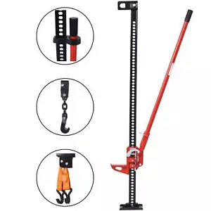 High Lift Farm Jack,60" Utility Farm Jack, 7000 lbs Capacity Ratcheting Off Road - Picture 1 of 17