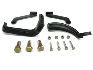 Black Driver Floorboard Mounts Mounting Brackets for 93-17 Harley FLHT FLHR FLTR - Picture 1 of 2