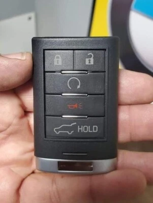 Cadillac SRX 2010-14 Smart Keyless Control Remoto Llavero Transmisor 22865375 OEM Foto 1 de 4