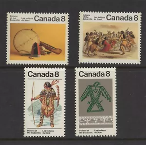 CANADA NO 574 TO 577, SUBARCTIC INDIANS (NATIVE AMERICANS), MINT NH - Bild 1 von 1
