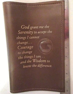Narcotics Anonymous NA Basic Text Book cover Brown Serenity Prayer 6th Edition - Picture 1 of 9