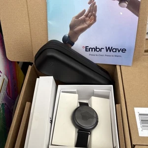 Bracelet Refroidissant Embr Wave 2 pour Soulagement de la Ménopause et Frissons Froid Noir - Photo 1 sur 8