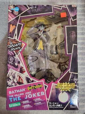 The Killing Joke: JOKER (1ª Edición) KOTOBUKIYA ArtFX Estatua con Luz y Sonido  Foto 1 de 4
