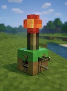 Minecraft Redstone Taschenlampe Nachtlicht Ladegerät mit zwei USB-Anschlüssen getestet - Bild 1 von 5