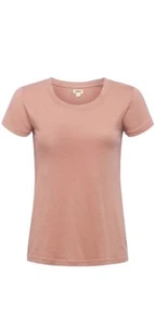 NWT L'agence - Ressi Crew Neck Fitted Tee-shirt Rusting Brown XS - Picture 1 of 2