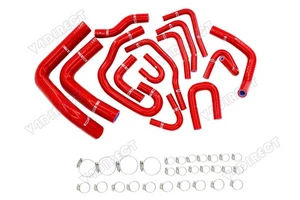 RED For 1990-1995 91 92 93 Toyota Pickup 3.0L V6 Silicone Radiator Coolant Hose - Picture 1 of 1