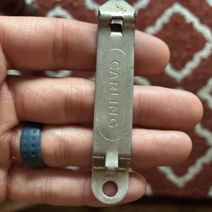 Vintage Carling Bottle Can Opener Metal 3 3/4" Long Molson Coors - Picture 1 of 7