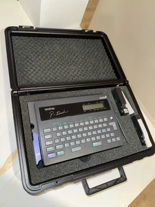 Brother Electronic Label Printer PT-20 With Case NICE - Picture 1 of 3