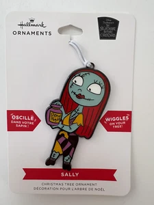 Hallmark Disney The Nightmare Before Christmas Sally Wiggle Enamel Ornament New - Picture 1 of 4